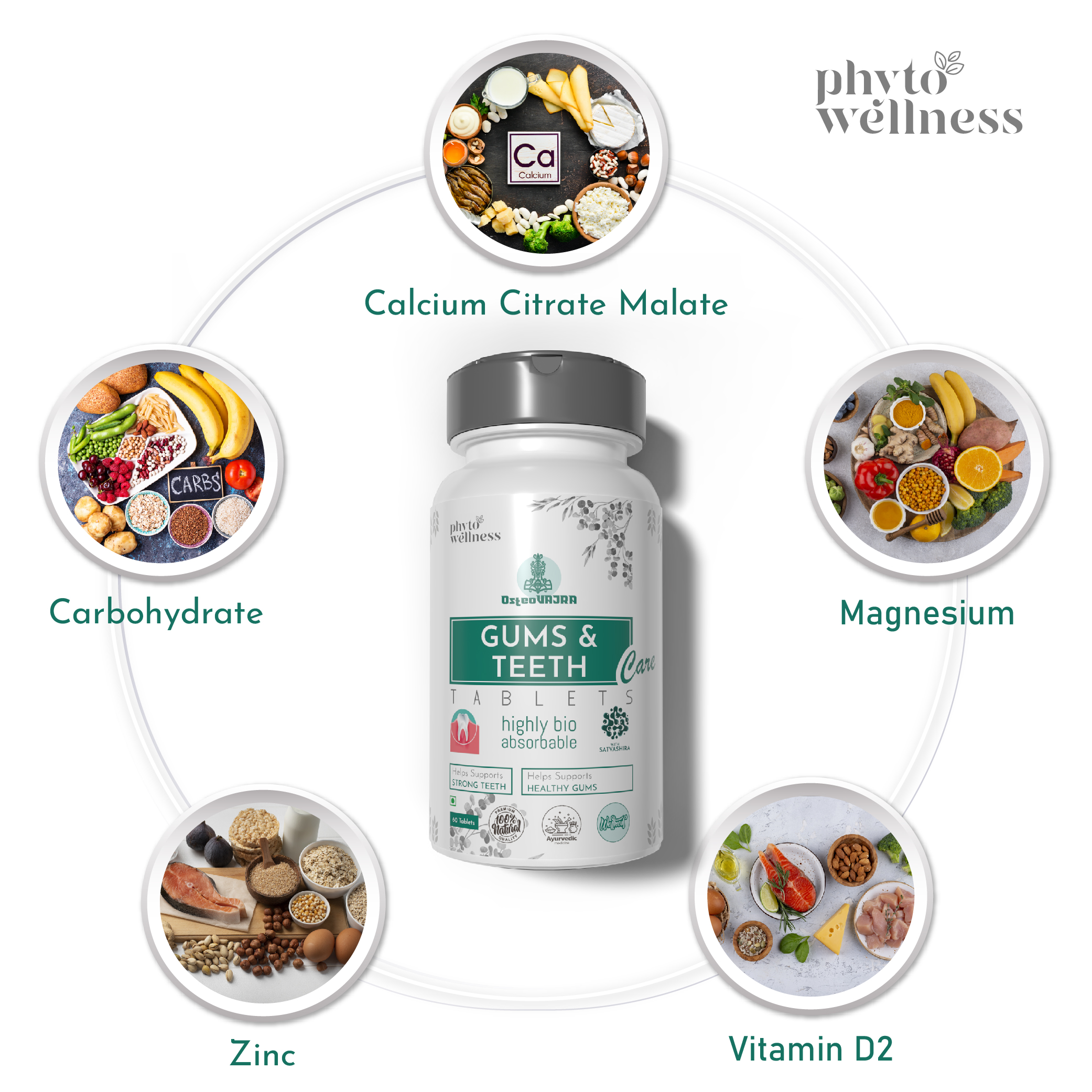 Probiotic Gums & Teeth Care 60 Tablets (HS00606)